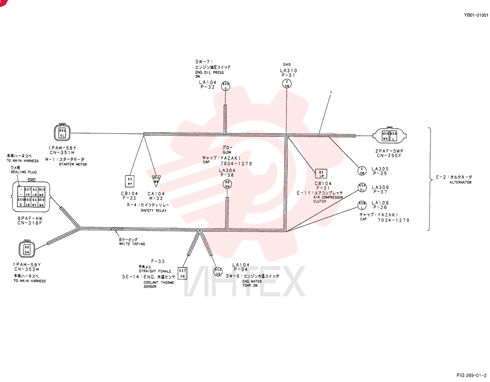 WIRE HARNESS YB16E00001F1 (2)