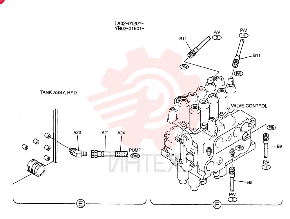 CONTROL LINES, PUMP YB06H00010F1 (1)