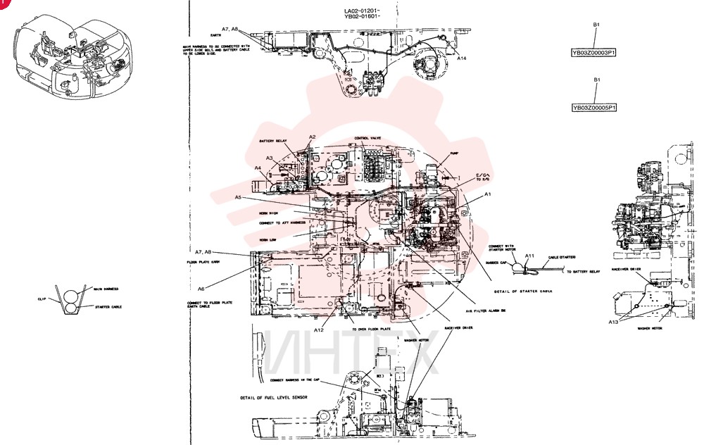 HARNESS ASSY, UPP YB13E00008F1 (2)