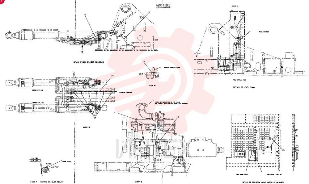 HARNESS ASSY. UPP YB13E00010F1 (3)