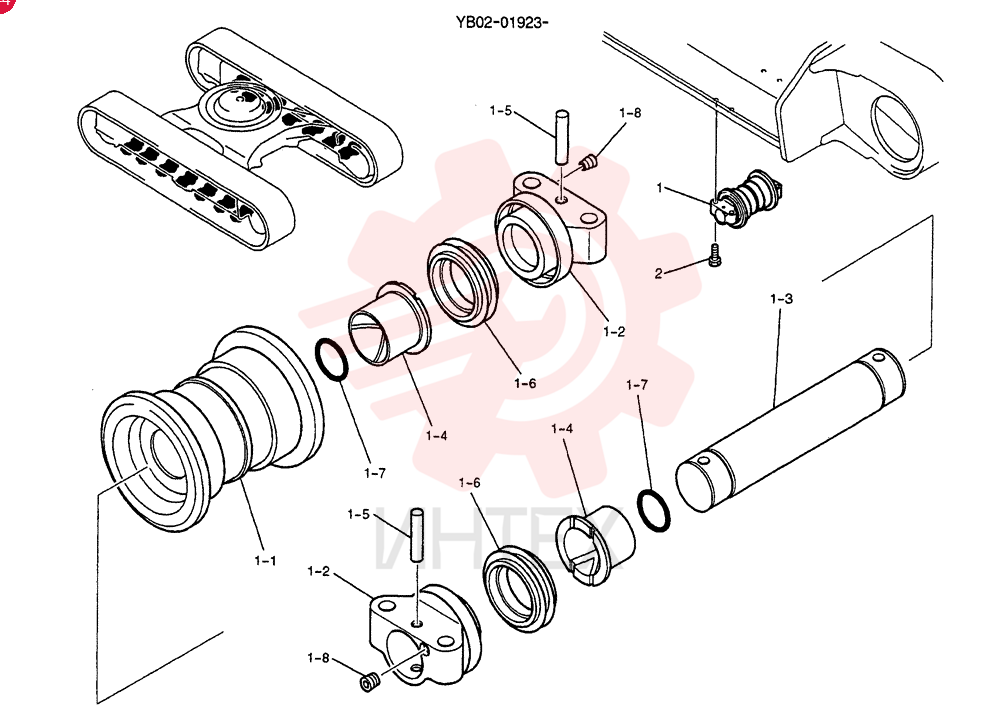 TRACK ROLLER YN64D00020F1