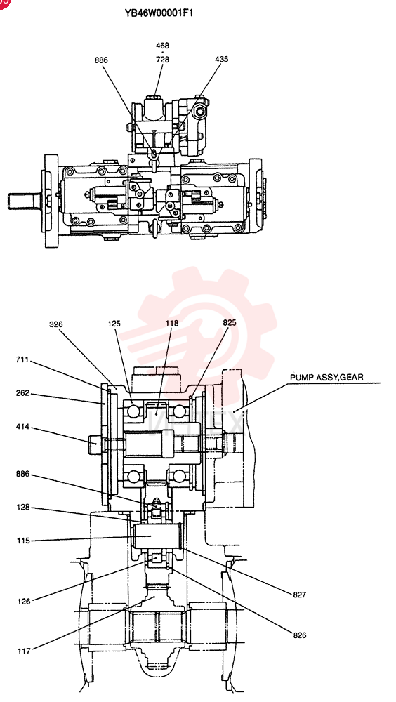 CASE YB46W00001F1