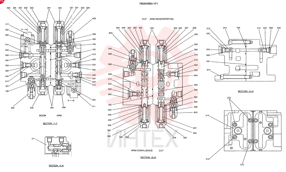 CONTROL VALVE YB30V00011F1 (2)