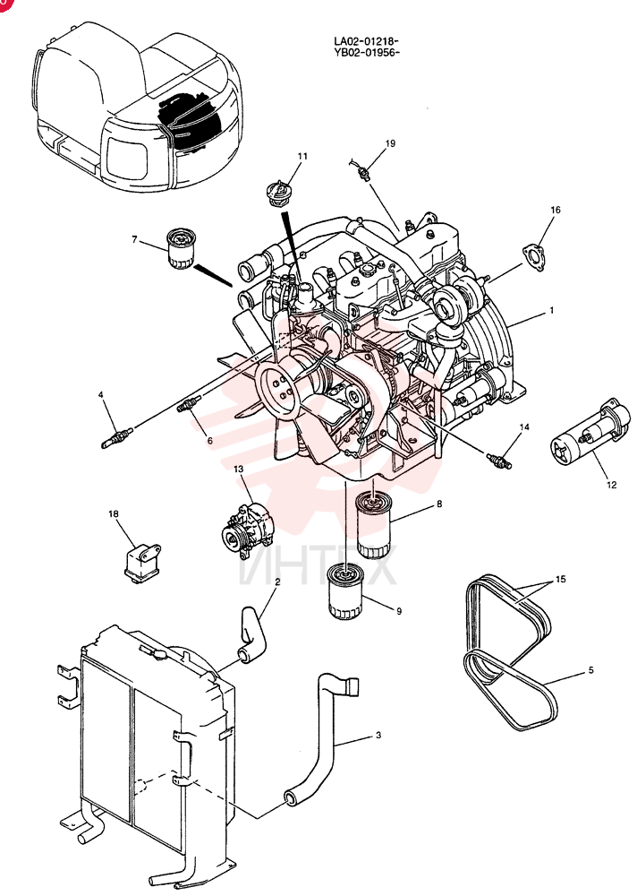 ENGINE YB02P00005F2
