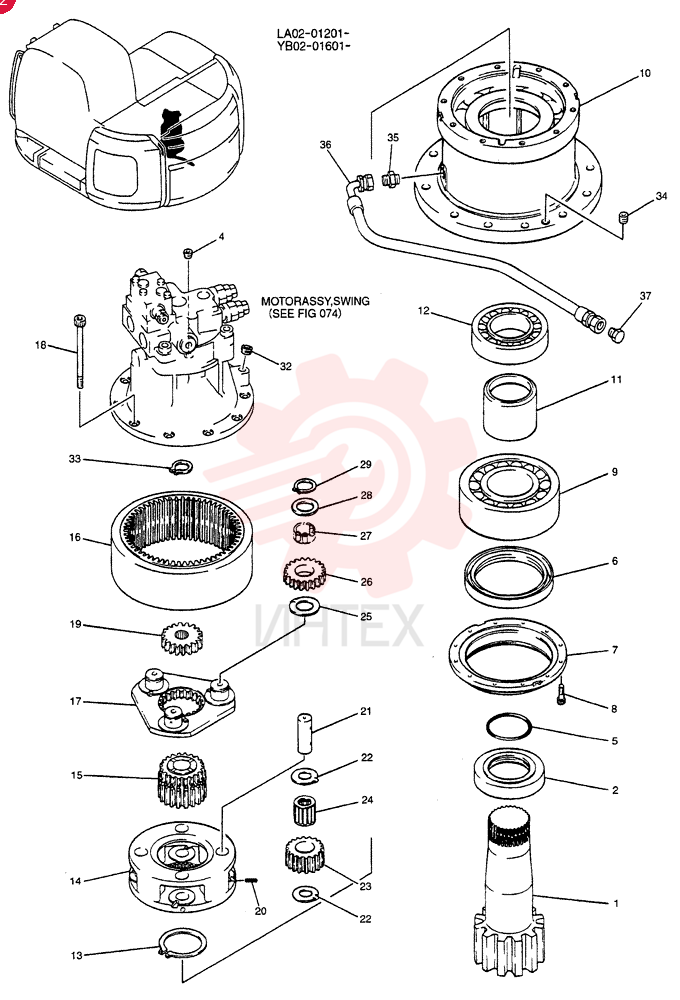 GEAR REDUCTION UNIT YB32W00001F1