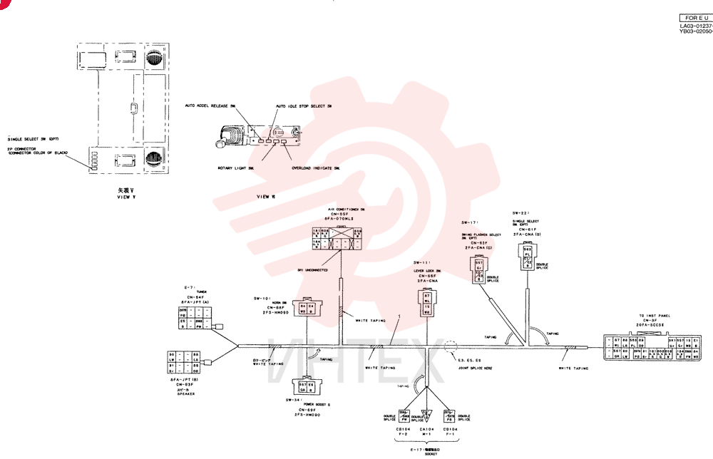 HARNESS ASSY, CAB YB14E00015F1 (1)