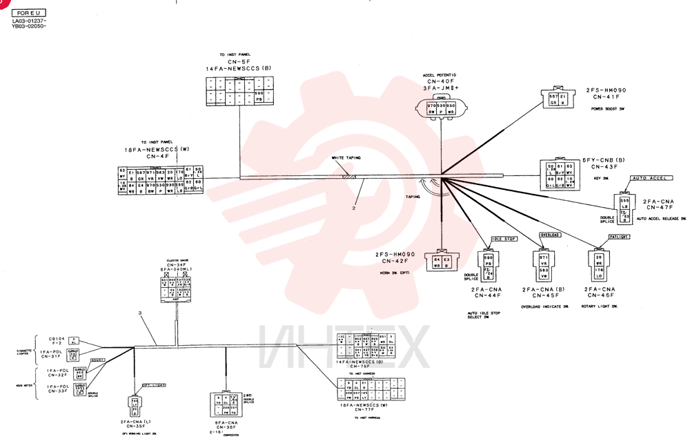 HARNESS ASSY, CAB YB14E00015F1 (2)