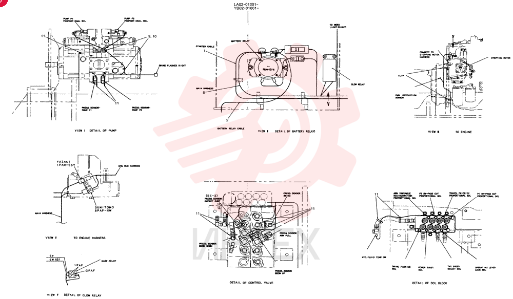 HARNESS ASSY, UPP YB13E00012F1 (2)
