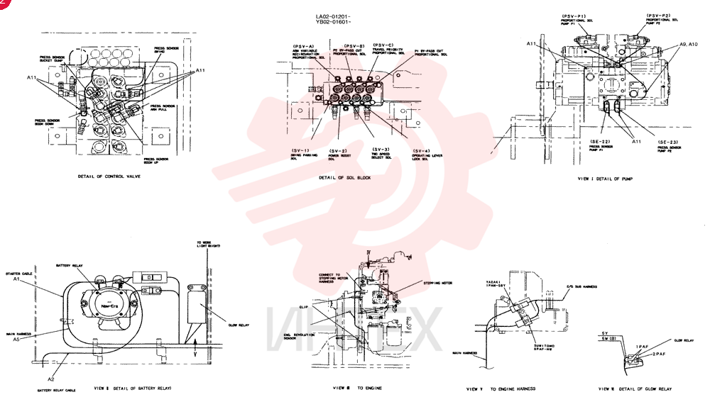 HARNESS ASSY, UPP YB13E00008F1 (1)