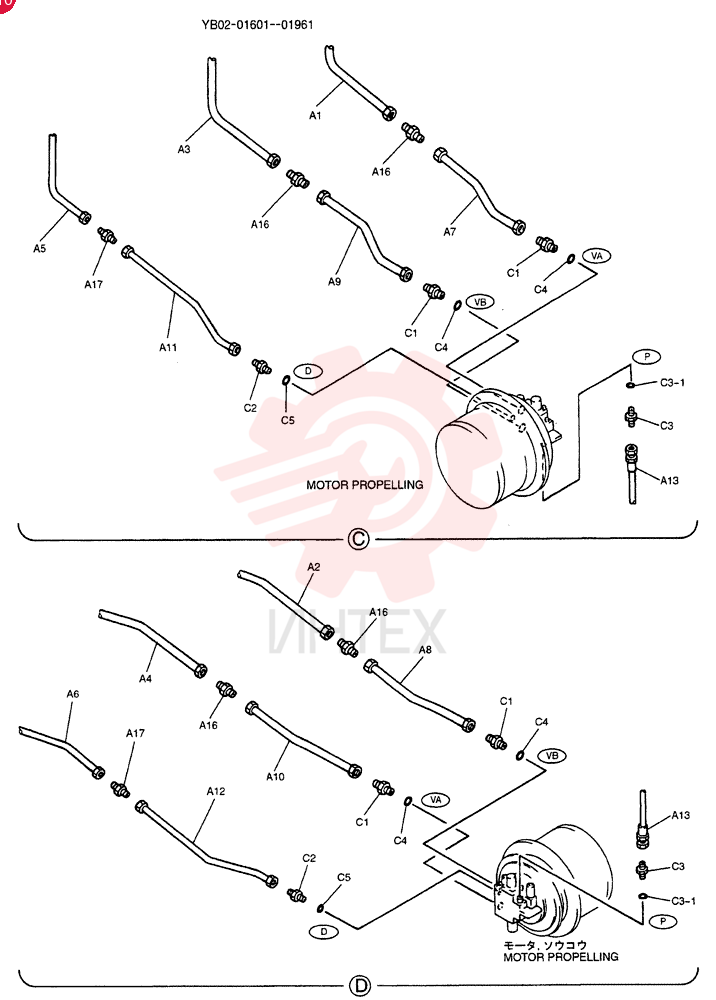 HYD LINES,LOW YN02H00015F1 (2)