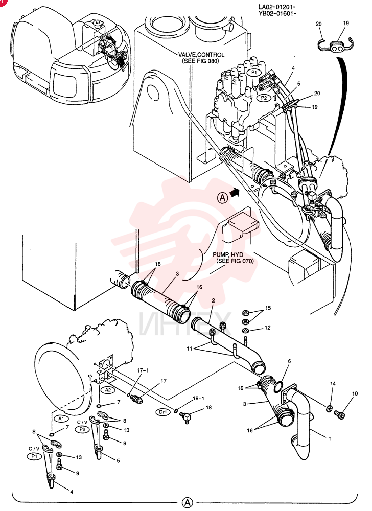 HYD LINES, PUMP YB30H00002F1
