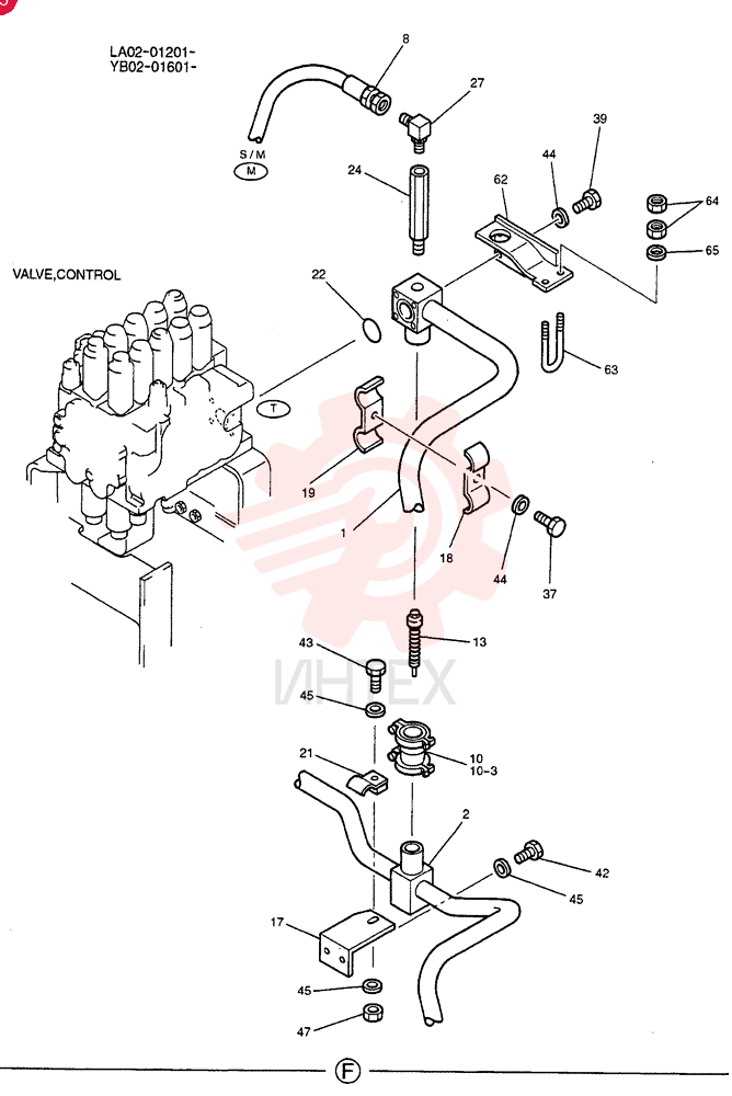 HYD LINES, RETURN YB32H00003F1 (2)