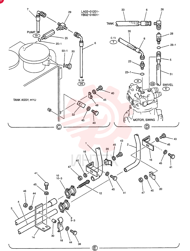 HYD LINES, RETURN YB32H00003F1 (3)