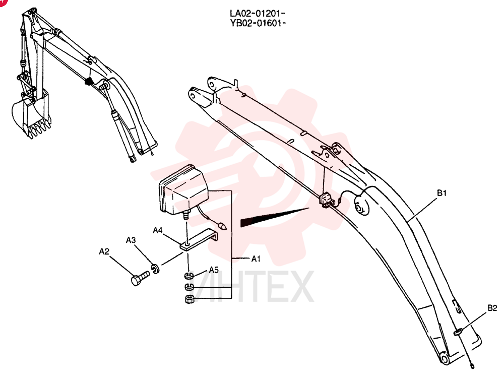 LIGHT ASSY. YV80E00001F1