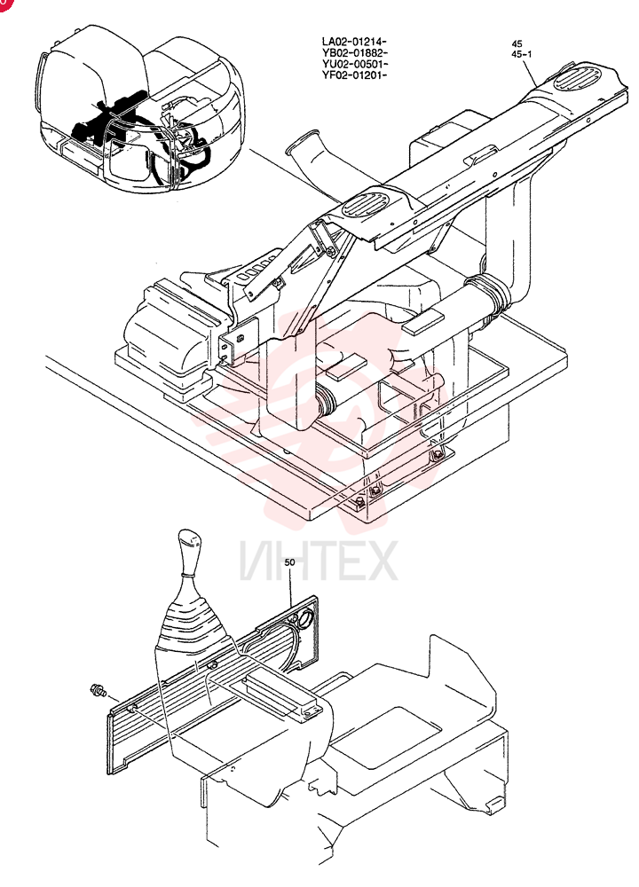 PANEL ASSY. INSTRUMENT (AIR-CON) YT17M00013F8 (1)