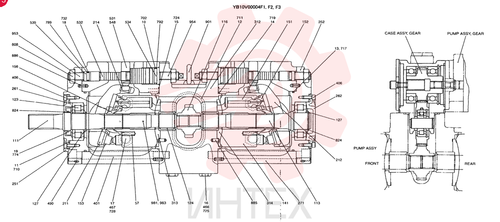 PUMP ASSY YB10V00004F1