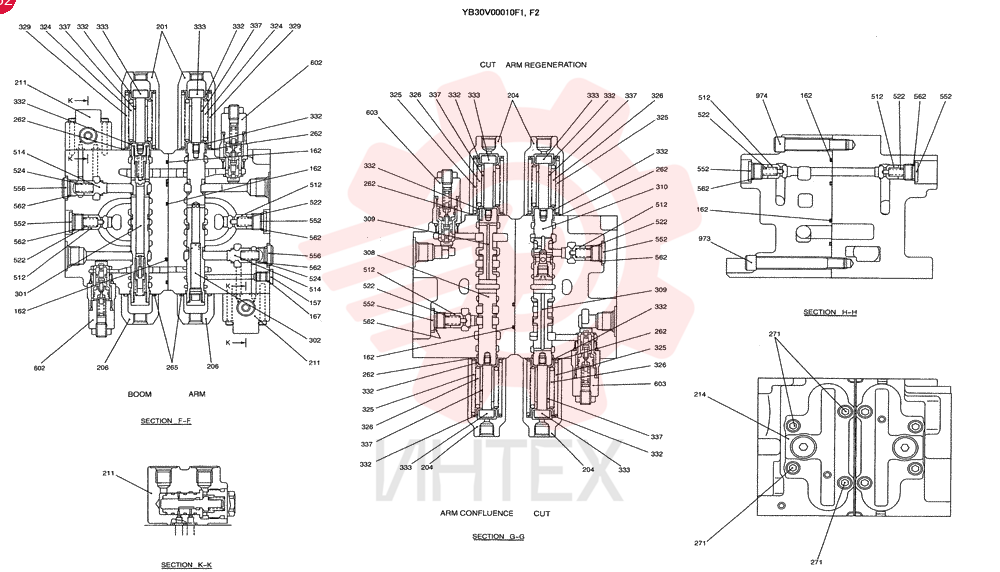 VALVE BODY YB30V00010F1 (2)