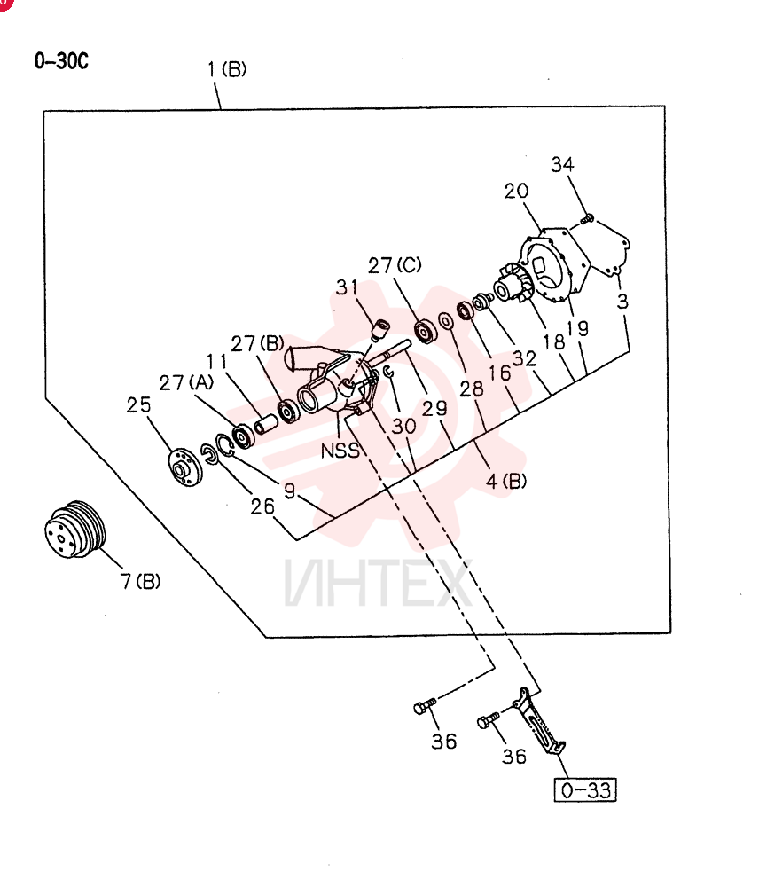 WATER PUMP VI8972530281