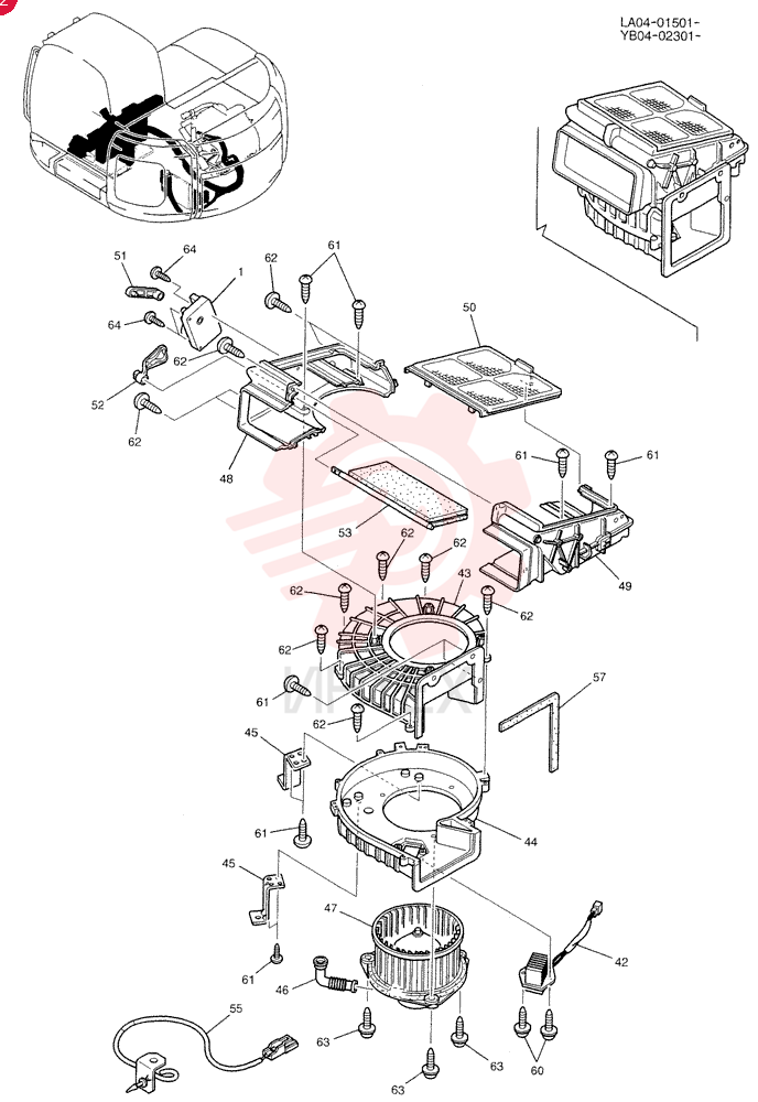 AIR CONDITIONER,Assembly YT20M00004F2 (1)