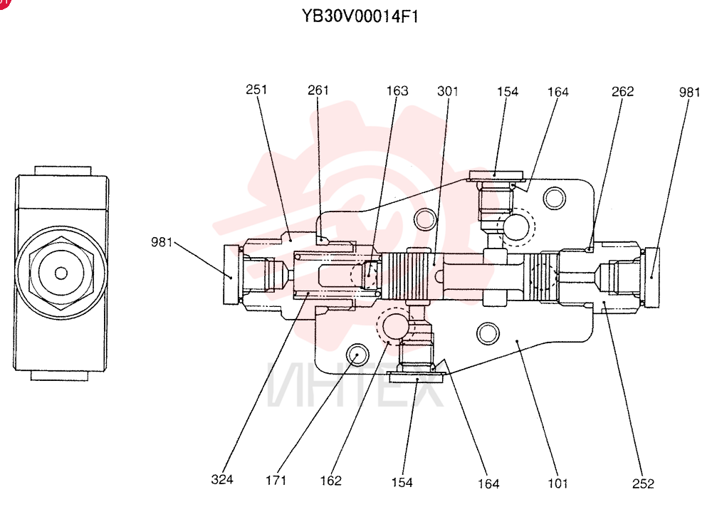 BY-PASS VALVE YB30V00014F1 (4)
