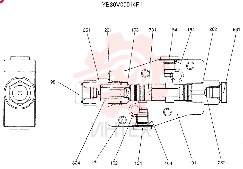 BY-PASS VALVE YB30V00014F1 (1)