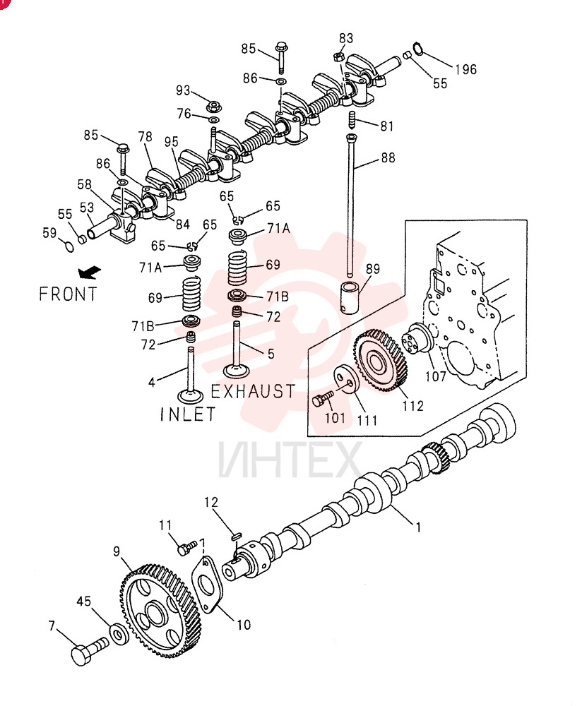CAMSHAFT AND VALVE 0-14A (1)