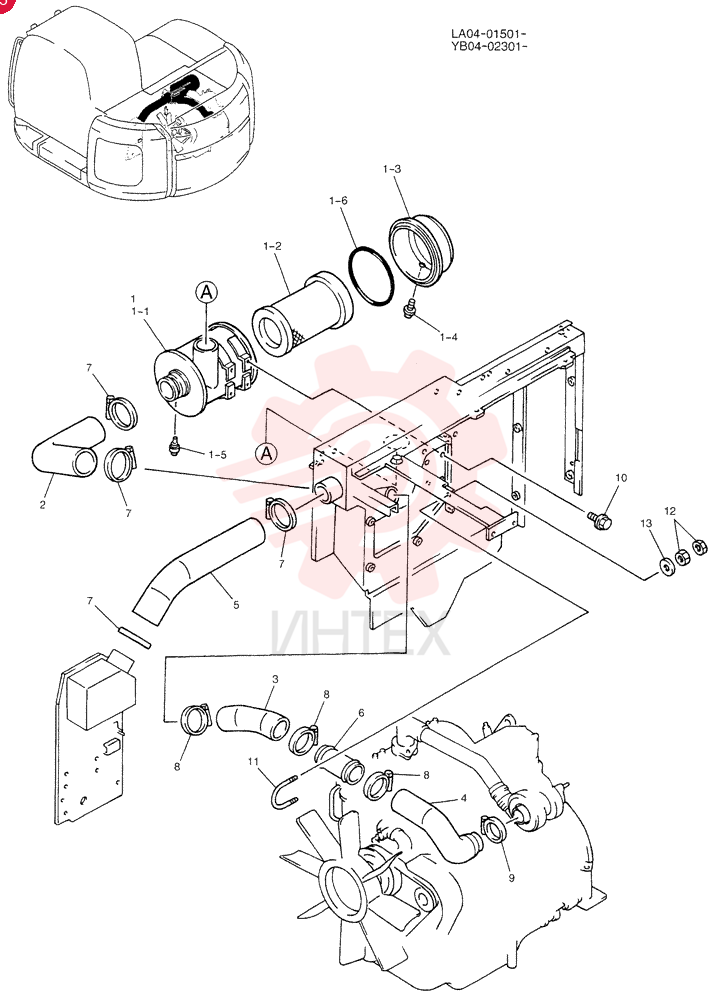 CLEANER ASSY, AIR YB11P00001F1 (3)