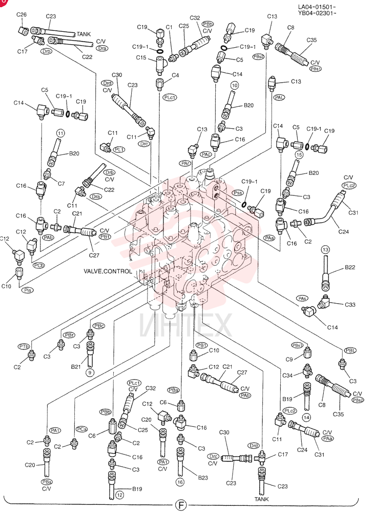 CONTROL LINES, REMOTE YB68H00021F1 (3)
