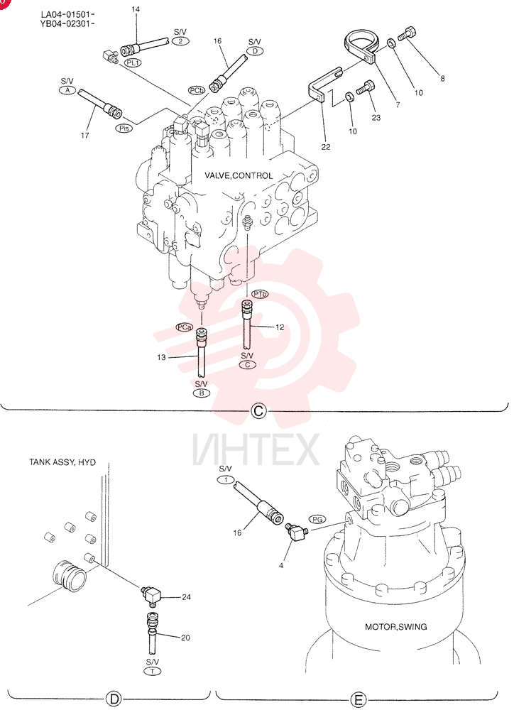 CONTROL LINES, VALVE YB64H00015F1 (2)