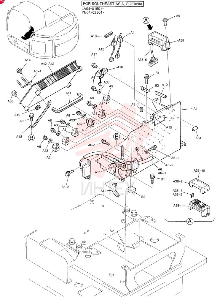 CONTROLLER ASSY, Serial Range: LA04-01501-LA04-01520 YB22E00018F3 (12)