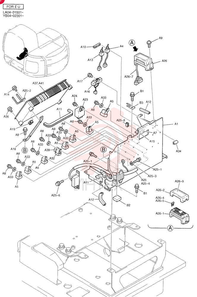 CONTROLLER ASSY, Serial Range: LA04-01501-LA04-01520 YB22E00018F1 (4)