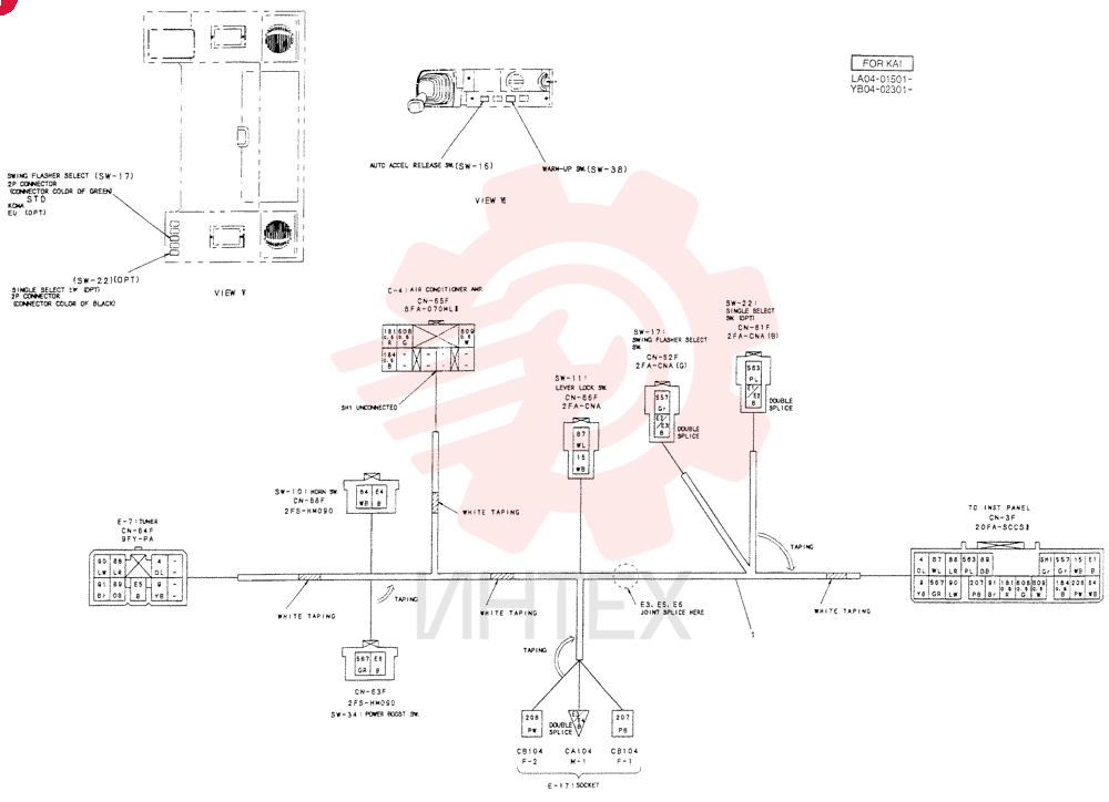 HARNESS ASSY, CAB YB14E00010F1 (1)