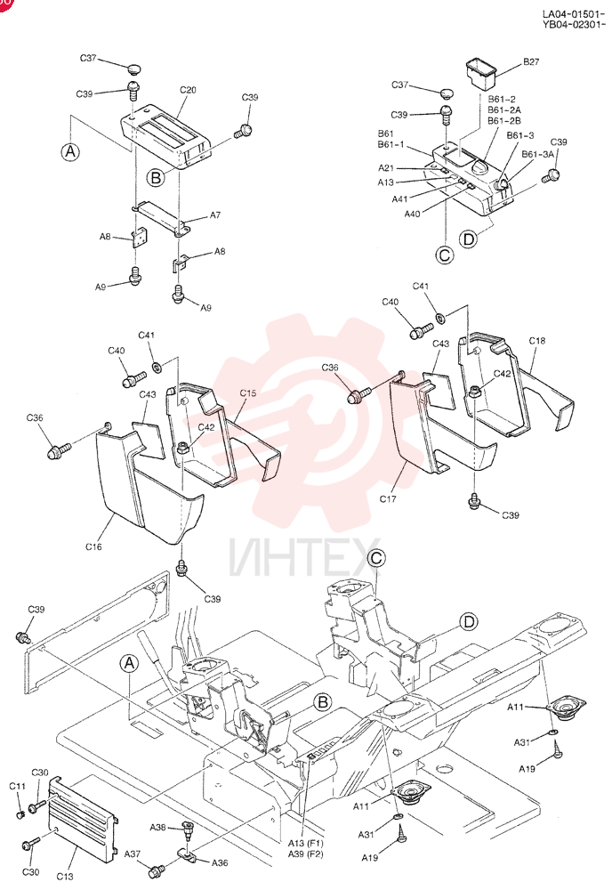 PANEL ASSY, INSTRUMENT (SINGLE SELECT) YT17M00012F2 (4)