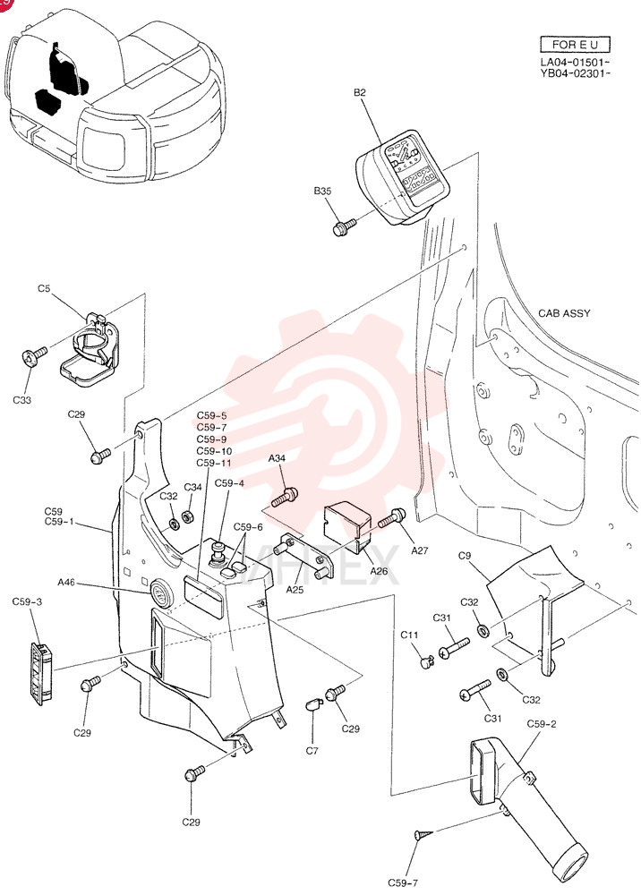PANEL ASSY, INSTRUMENT (STD) YT17M00012F1 (3)