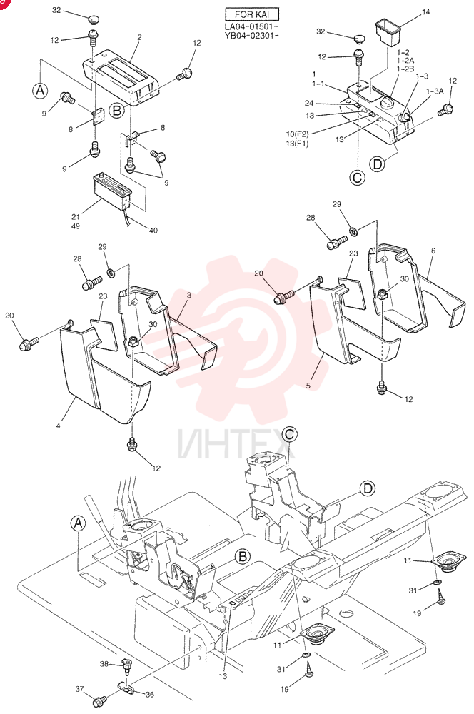 PANEL ASSY, INSTRUMENT (STD) YB17M00002F1 (6)