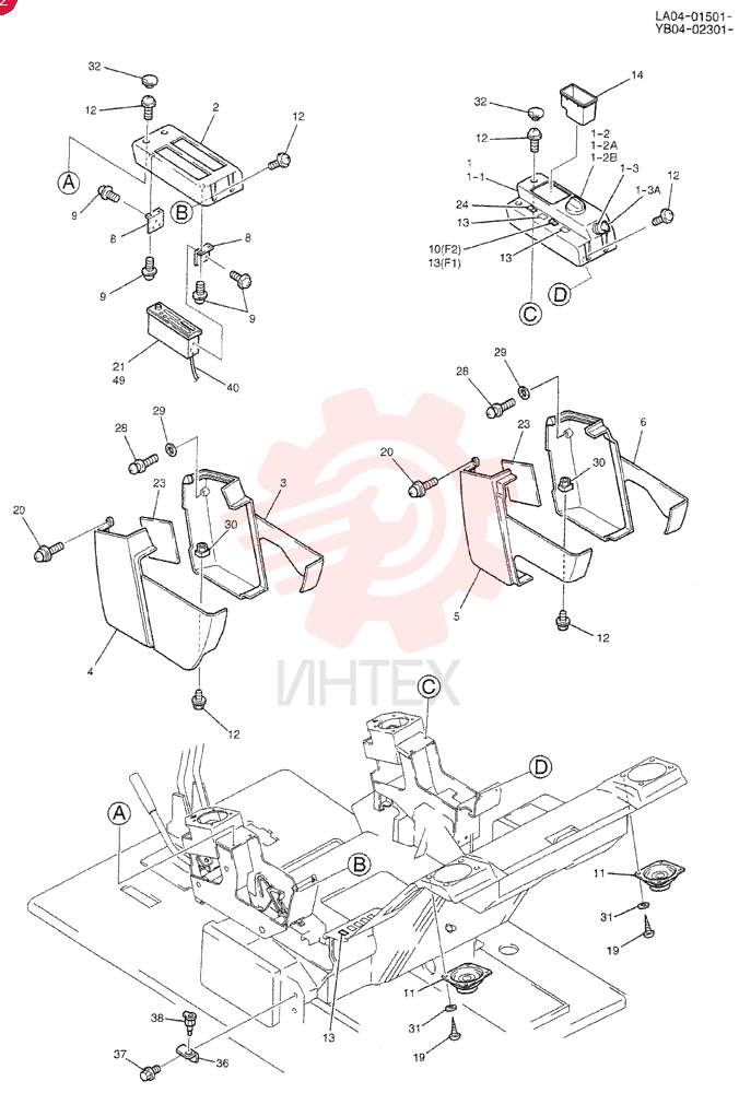 PANEL ASSY, INSTRUMENT (STD) YB17M00002F1 (8)