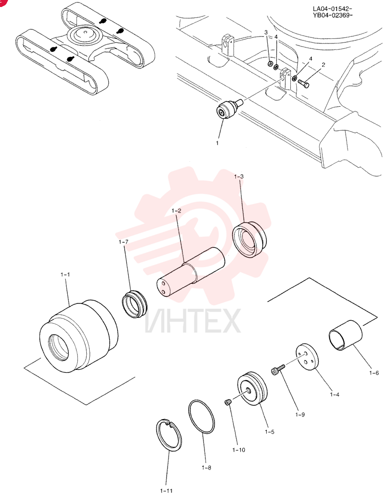 ROLLER ASSY. YN64D00014F1 (3)