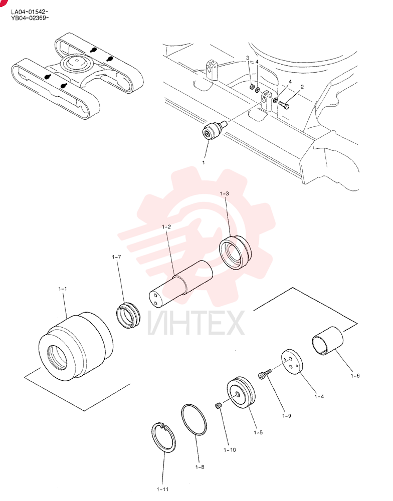 ROLLER ASSY. YN64D00014F1 (4)