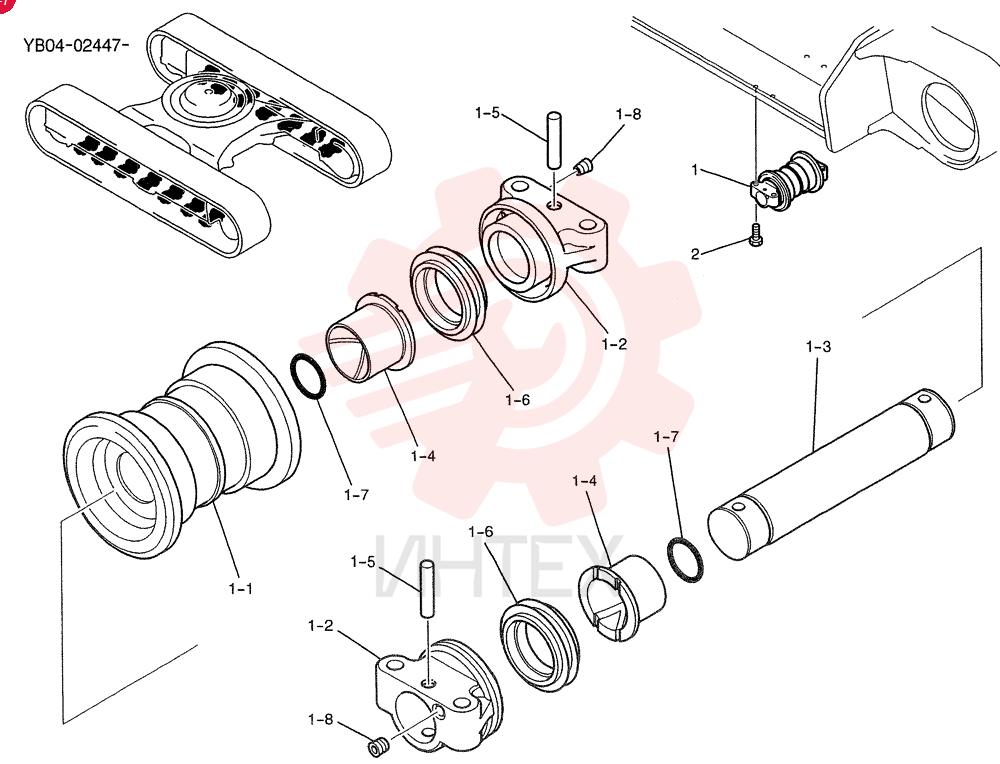 ROLLER ASSY, TRACK YN64D00033F1 (1)