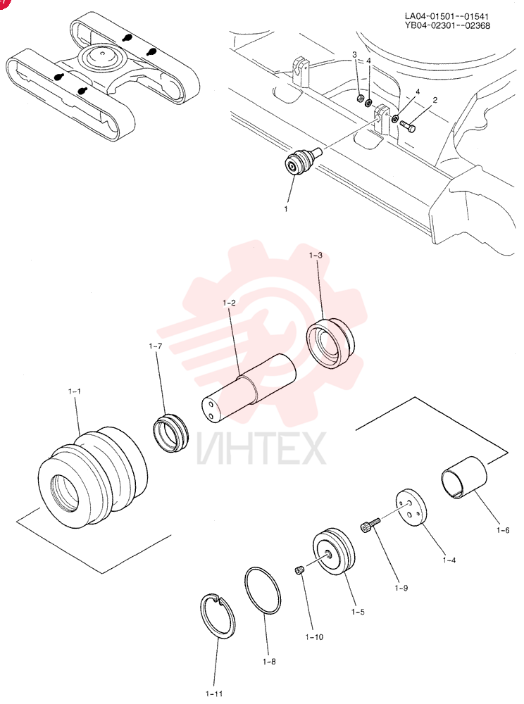 ROLLER ASSY, UPP YN64D00022F1 (1)