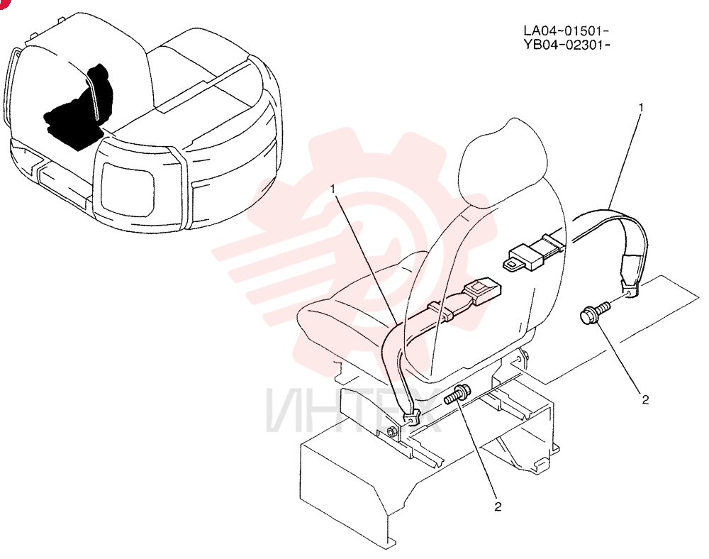 SAFETY BELT YT25M00022F1 (1)