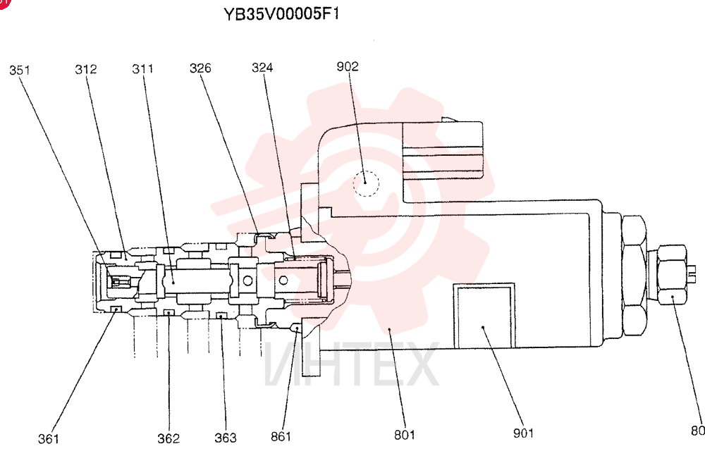 SOLENOID VALVE YB35V00005F1 (1)