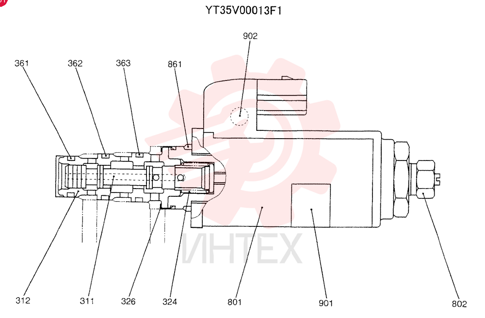 SOLENOID VALVE YT35V00013F1 (2)