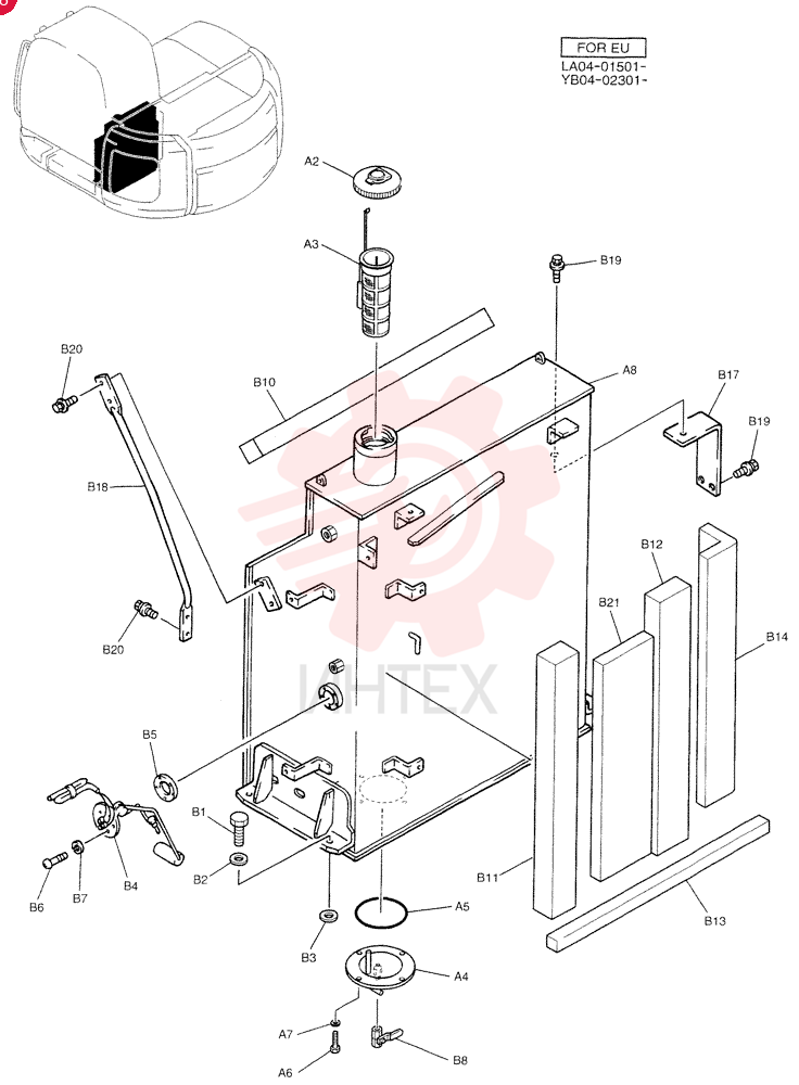 TANK ASSY, FUEL YB20P00009F2 (3)