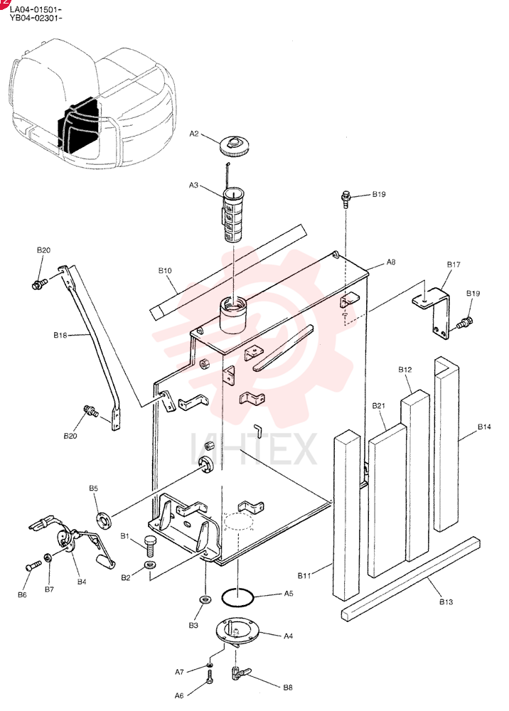 TANK ASSY, FUEL YB20P00009F2 (4)