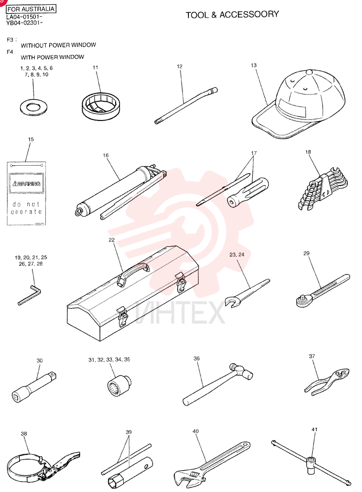 TOOL & ACCESSORY (WITHOUT POWER WINDOW) YB01T00002F3 (1)