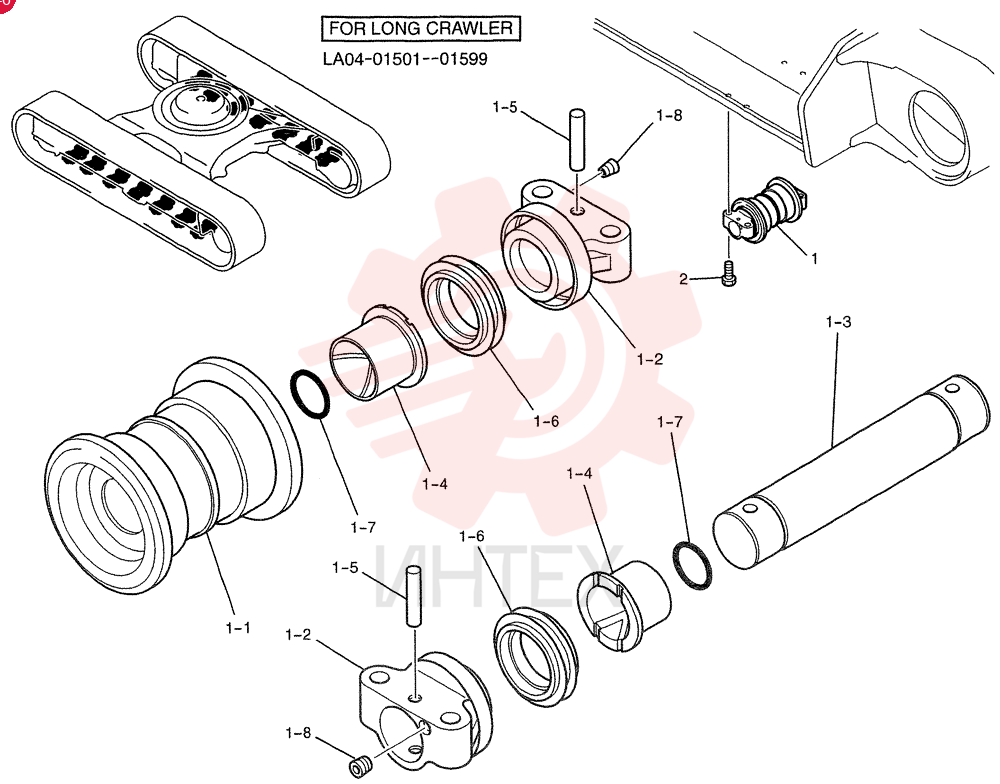 TRACK ROLLER YF64D00002F1 (1)