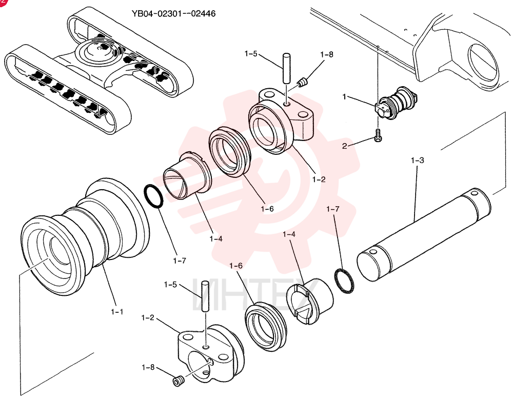 TRACK ROLLER YN64D00020F1 (3)