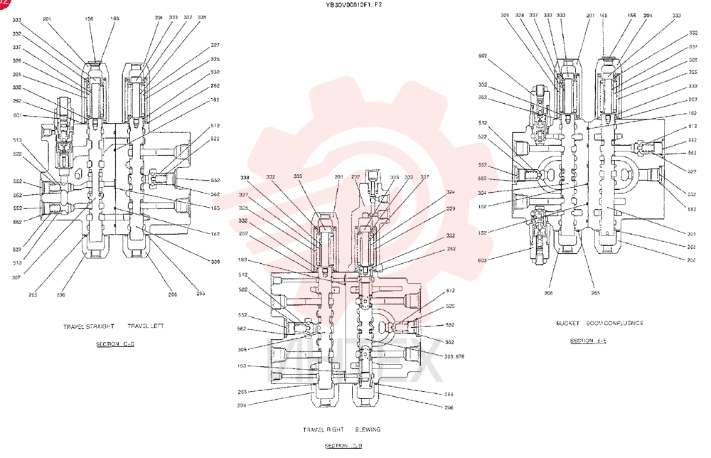VALVE BODY YB30V00010F1 (5)