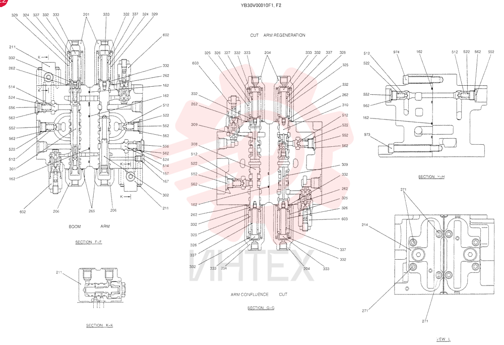 VALVE BODY YB30V00010F1 (6)